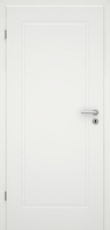 Preview: Innentür mit Zarge - Profiltür Amrum 1 - Weißlack